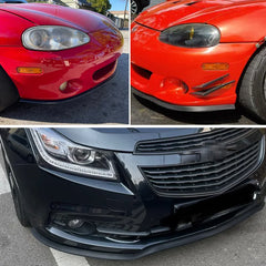2.5m Black Universal Front Bumper Spoiler Lip Car Bumper Lip Protection Stickers Car Front Bumper Rubber Lip Car Bumper Protect