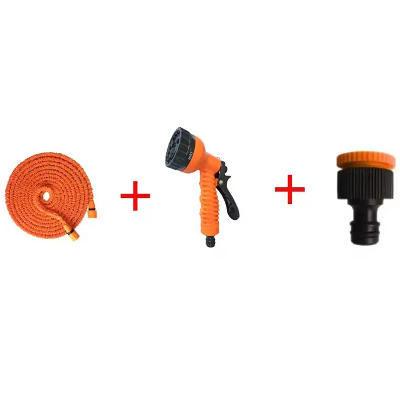 Tuyau magique extensible, lavage de voiture à haute pression, 7 fonctions de pulvérisation d'eau, pistolet à eau, tuyau d'arrosage de jardin domestique