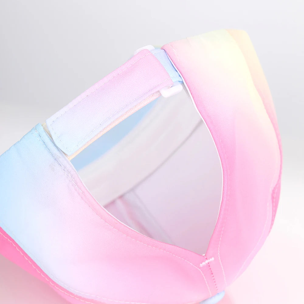Casquette de Baseball pour Enfant Fille et Garçon, Chapeau de Soleil, Dos Creux, Queue de Cheval, Snapback Hip Hop, Os Réglables