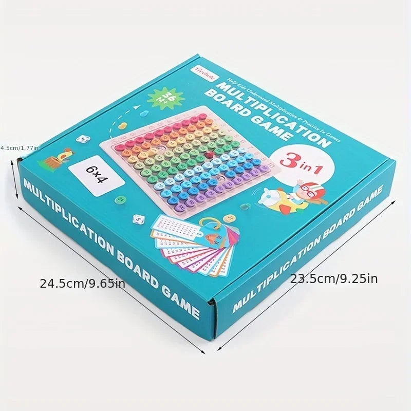 Jouets éducatifs en bois Montessori pour enfants, jouets mathématiques pour bébés, Table de Multiplication 99, outils pédagogiques d'arithmétique, cadeaux pour enfants