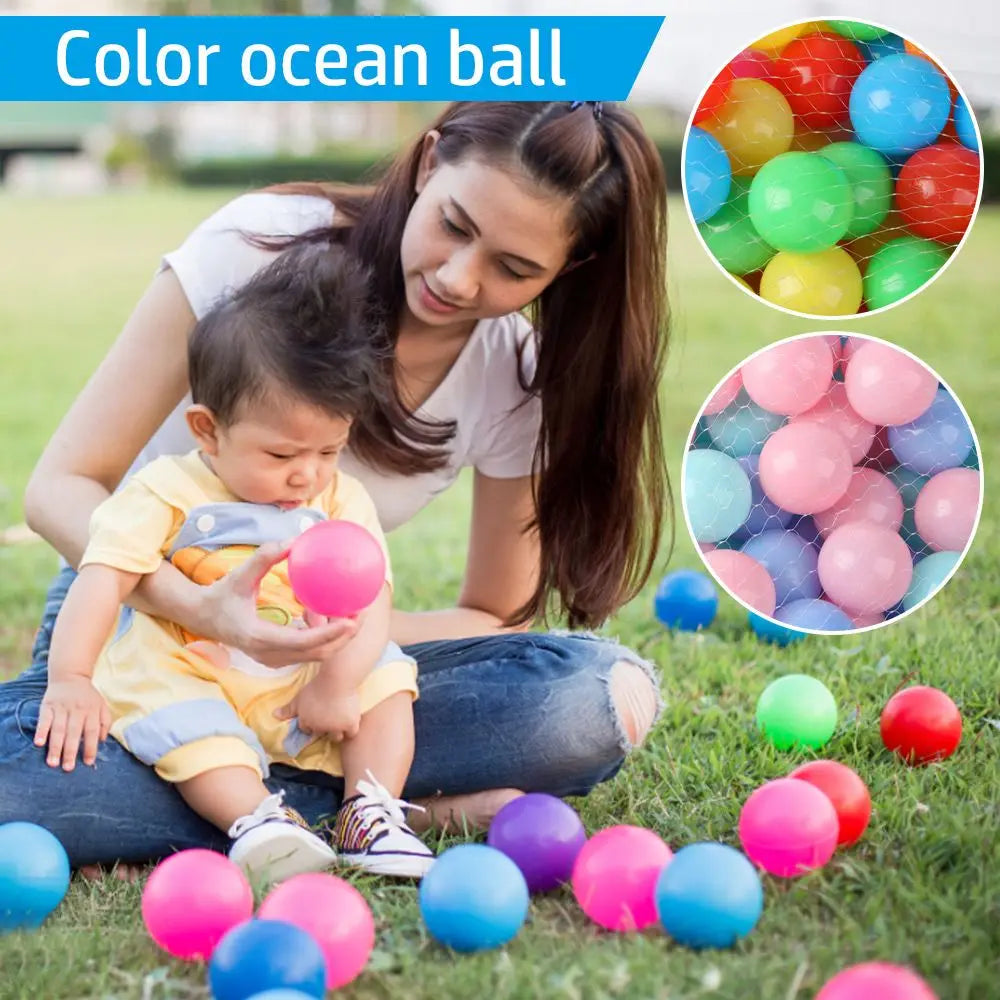 100 pièces balle de Sport en plein Air coloré piscine d'eau douce océan vague balle bébé enfants jouets drôles ballons à Air anti-Stress écologiques