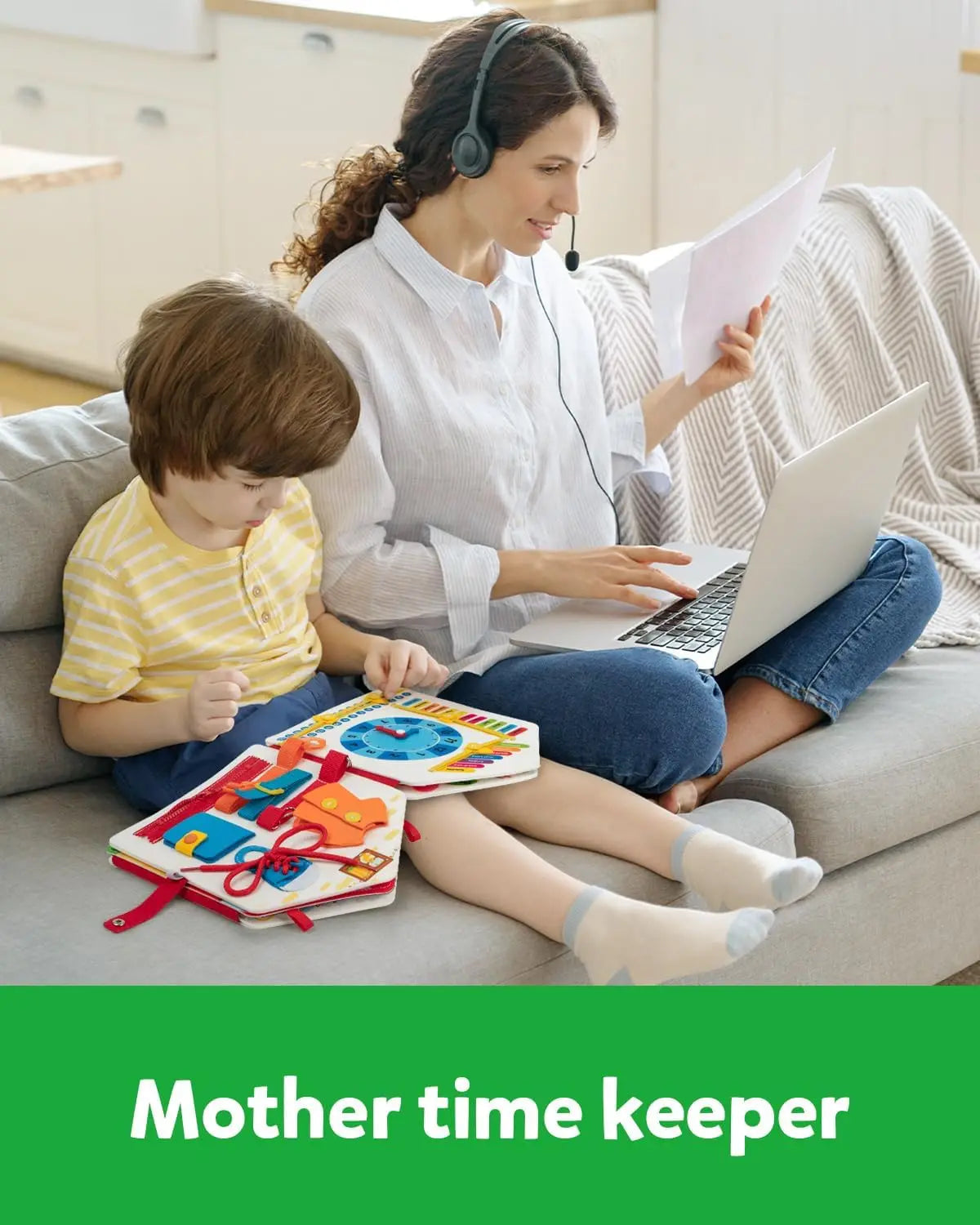 Livre d'activité Montessori en feutre pour tout-petits, planches sensorielles, motricité Fine, livre silencieux, jouets d'apprentissage préscolaire, cadeau éducatif