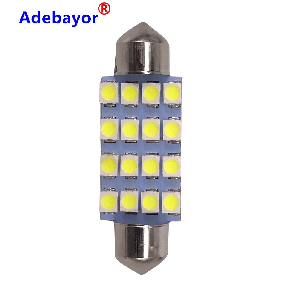 Festoon 1210 16smd 1pcs T5 1SMD Car Cob LED Lights, Auto Side Wedge Prada Board Gauge