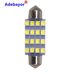 Festoon 1210 16smd 1pcs T5 1SMD Car Cob LED Lights, Auto Side Wedge Prada Board Gauge