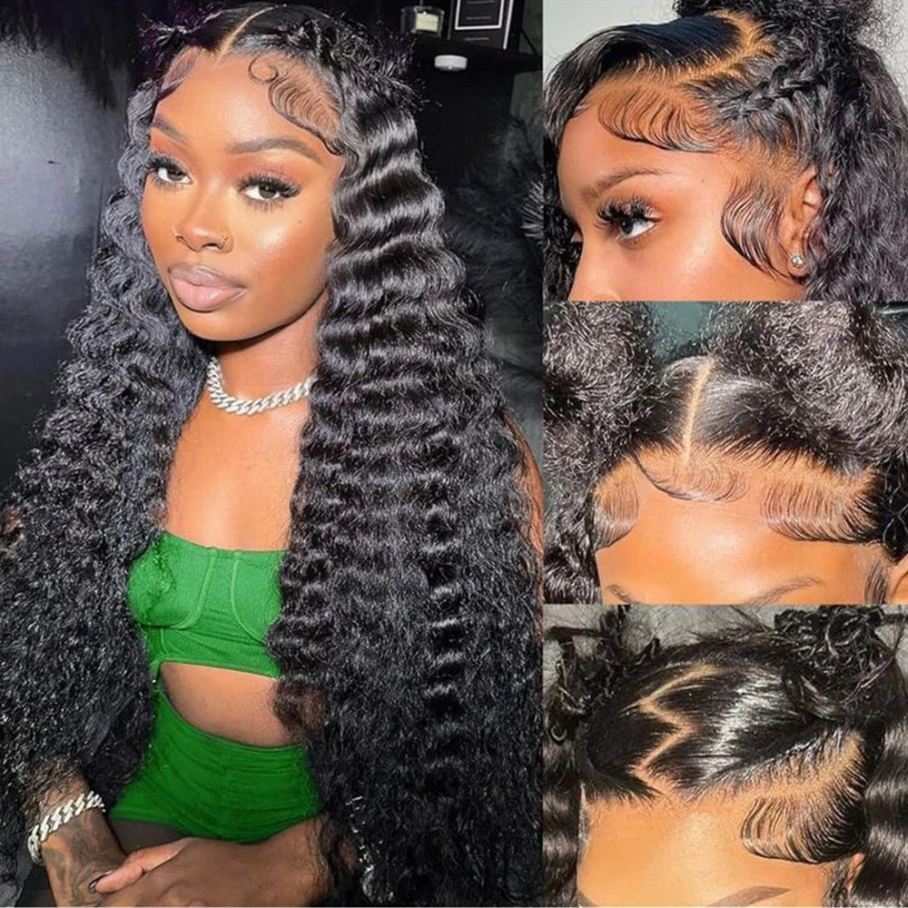 perruques cheveux humains perruque livraison 3 jours france deep waves wig perruques bouclées perruque lace frontale cheveux humain perruque brésilienne cheveux humain wig human hair