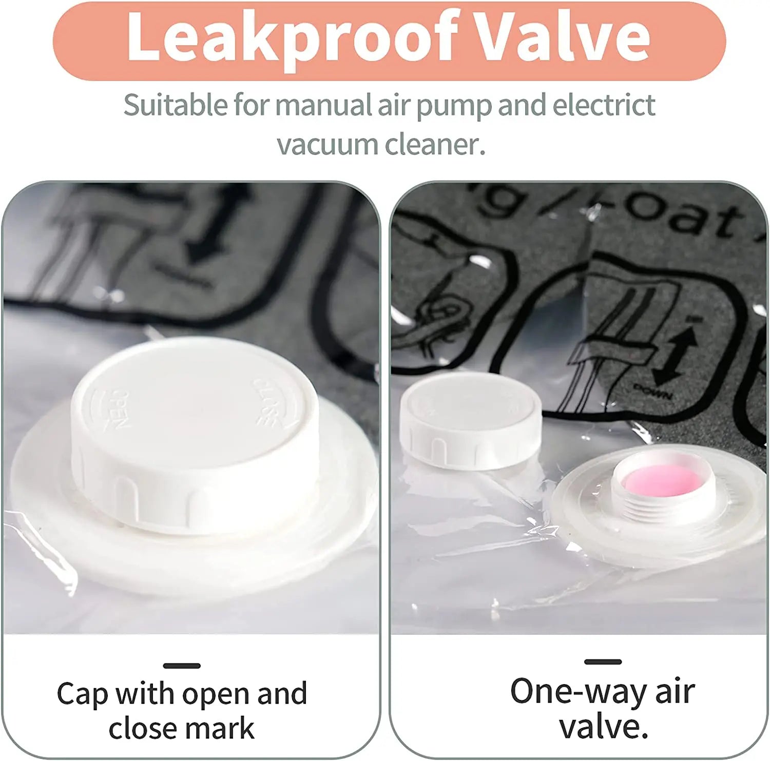 Sac de rangement sous vide suspendu, sacs de rangement scellés pour vêtements pour costumes, manteaux ou vestes habillées, organisateur de placard