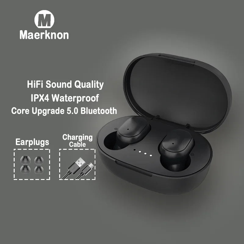 TWS A6S casque sans fil écouteurs Bluetooth casque Sport stéréo Bluetooth écouteurs pour iPhone 15 Huawei Xiaomi Redmi téléphones