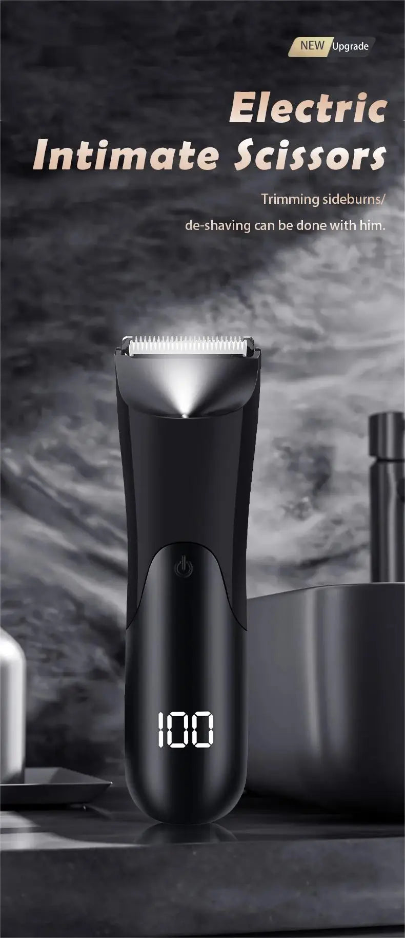 Tondeuse à cheveux pour hommes, tondeuse à boules électrique, comprend 2 accessoires de protection, tête de lame en céramique, rasoir humide et sec