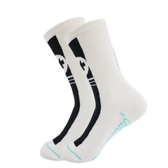 1 pair of football socks specifically designed for professional athletes, with thickened adhesive and anti-slip properties.