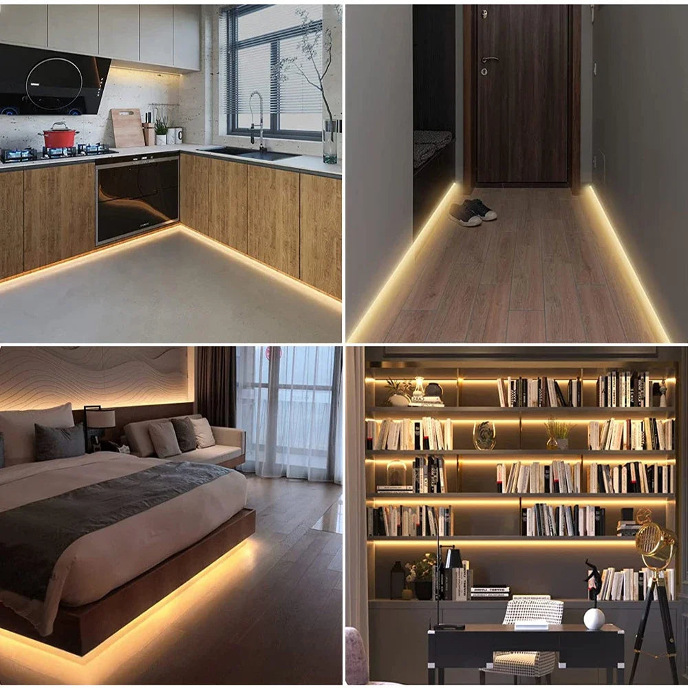 USB 5V LED Strip Lights SMD2835 1M 2M 3M 5M Warm White White LED Strip Lights for TV Backlighting Home Decor Strip Lighting