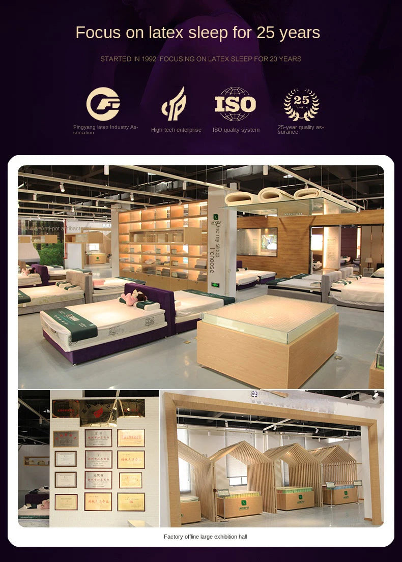 Matelas supérieur en Latex naturel 100%, Source de Latex haut de gamme, liquide pliable, tapis chinois à rebond lent avec housse en coton personnalisable