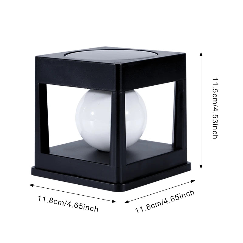 2-LED outdoor solar light, waterproof pillar lights, capital lights, for yards, lawns, walkways, gardens, camping.
