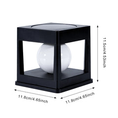 2-LED outdoor solar light, waterproof pillar lights, capital lights, for yards, lawns, walkways, gardens, camping.