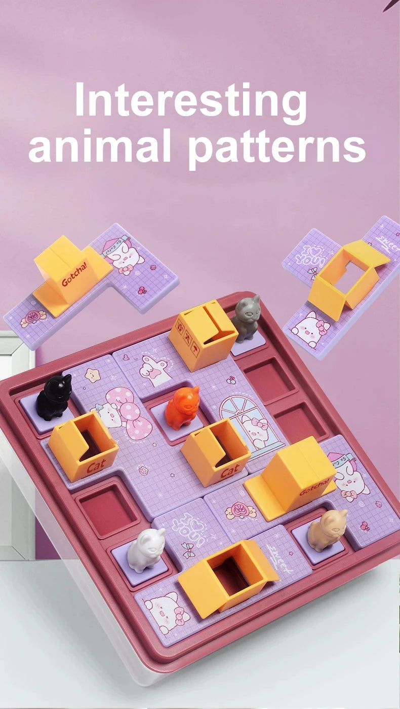 Jouets pour enfants, jeu de société d'entraînement à la pensée logique, puzzle labyrinthe, activités de voyage, jouets éducatifs, jeu interactif Parent-enfant