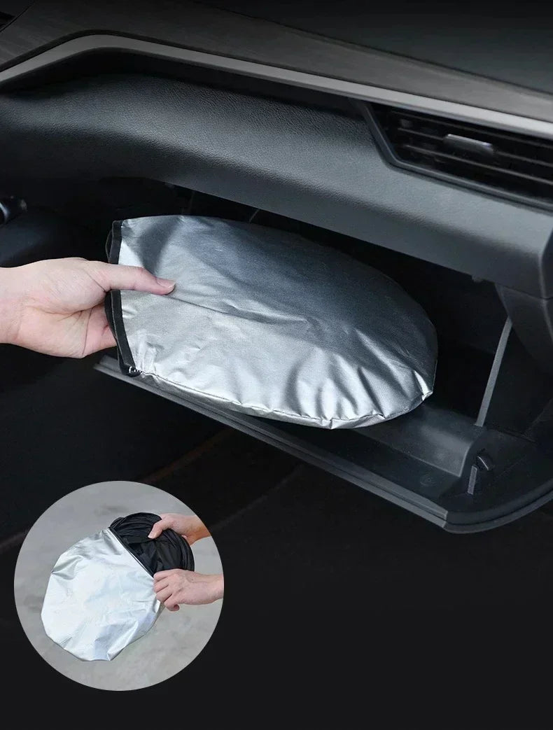 Pare-soleil de voiture, protection solaire, isolation thermique, intérieur général, rideau de pare-brise avant, outil de stationnement de voiture