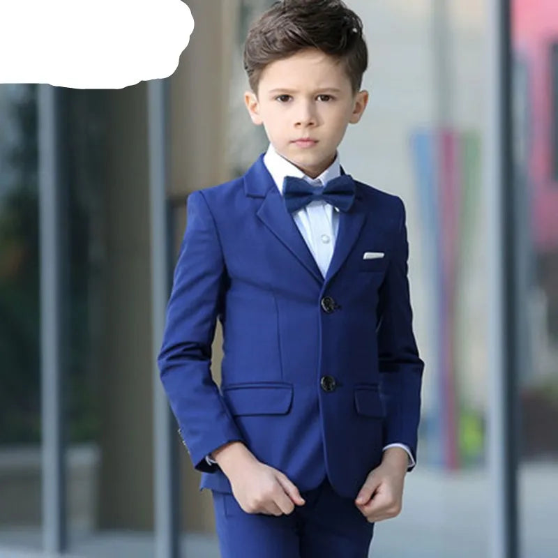 Formal suit for boys, for weddings, white party blazer, trousers, christening outfit, children's suit, prom tuxedo set for men and teenagers