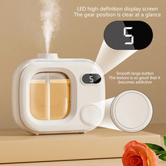 Aromatherapy diffuser, automatic fragrance sprayer for home, bedroom, and bathroom. Air freshener spray.