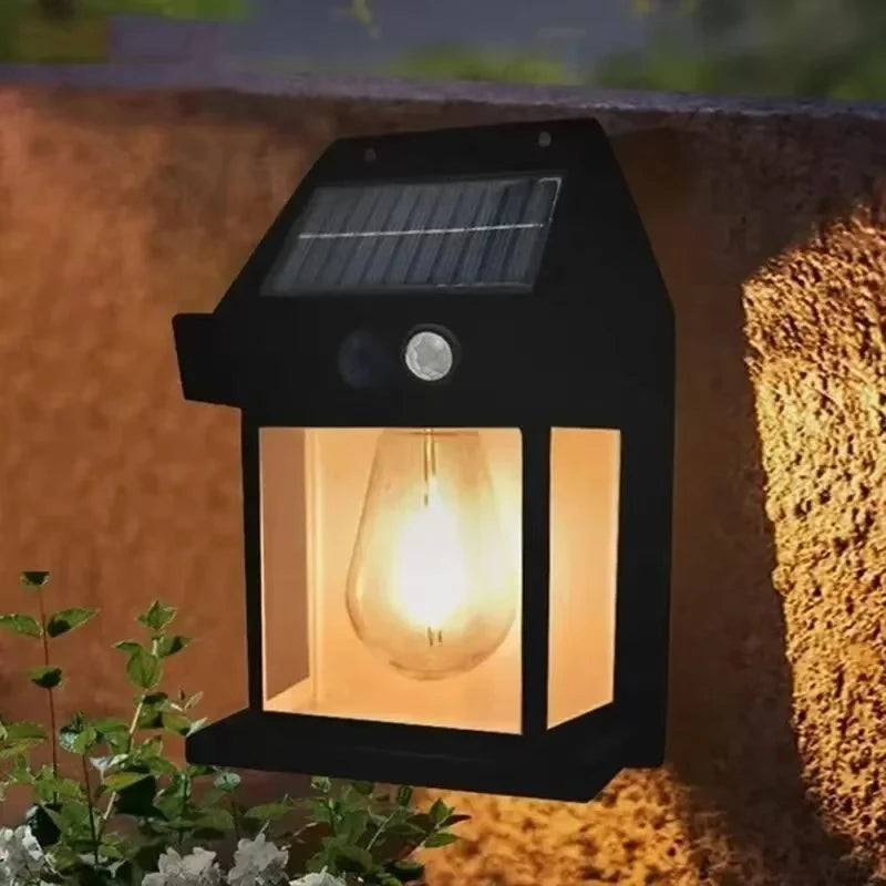 Powerful outdoor solar garden lamp, solar-powered outdoor light, waterproof LED light, outdoor decoration