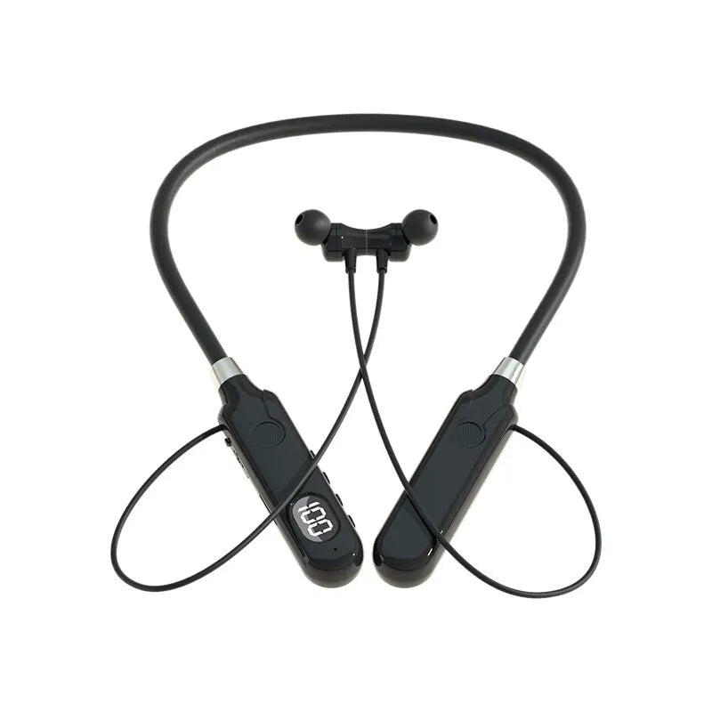 BT-12 Sans Fil Bluetooth Écouteurs Casque Président kband Sports De Plein Air Casque avec Bouton D'affichage Contrôle Écouteurs pour La Musique