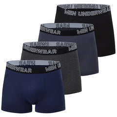 4/10 Pack adolescents à adultes Parent-enfant Boyshort Simple mode multi-tailles Shorts hommes sous-vêtements confortables taille élastique P