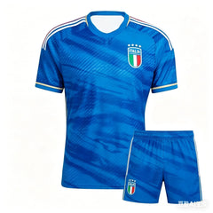 Nouvel ensemble maillot de football décontracté style italien 2026 pour adultes – T-shirt décontracté tendance à séchage rapide, coupe oversize, pour la famille (lot assorti)