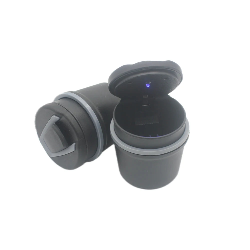Cendrier de voiture Portable LED avec indicateur lumineux automatique, porte-cendres de Cigarette créatif, tasse, porte-gobelet de voiture, accessoire, 1 pièce