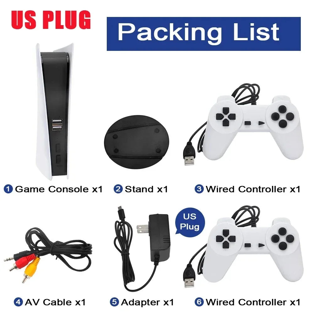 GS5 Console de jeu vidéo Mini TV Console de jeu portable manettes filaires jeu vidéo 300 jeu rétro sortie HD deux joueurs pour PS1 Etc.