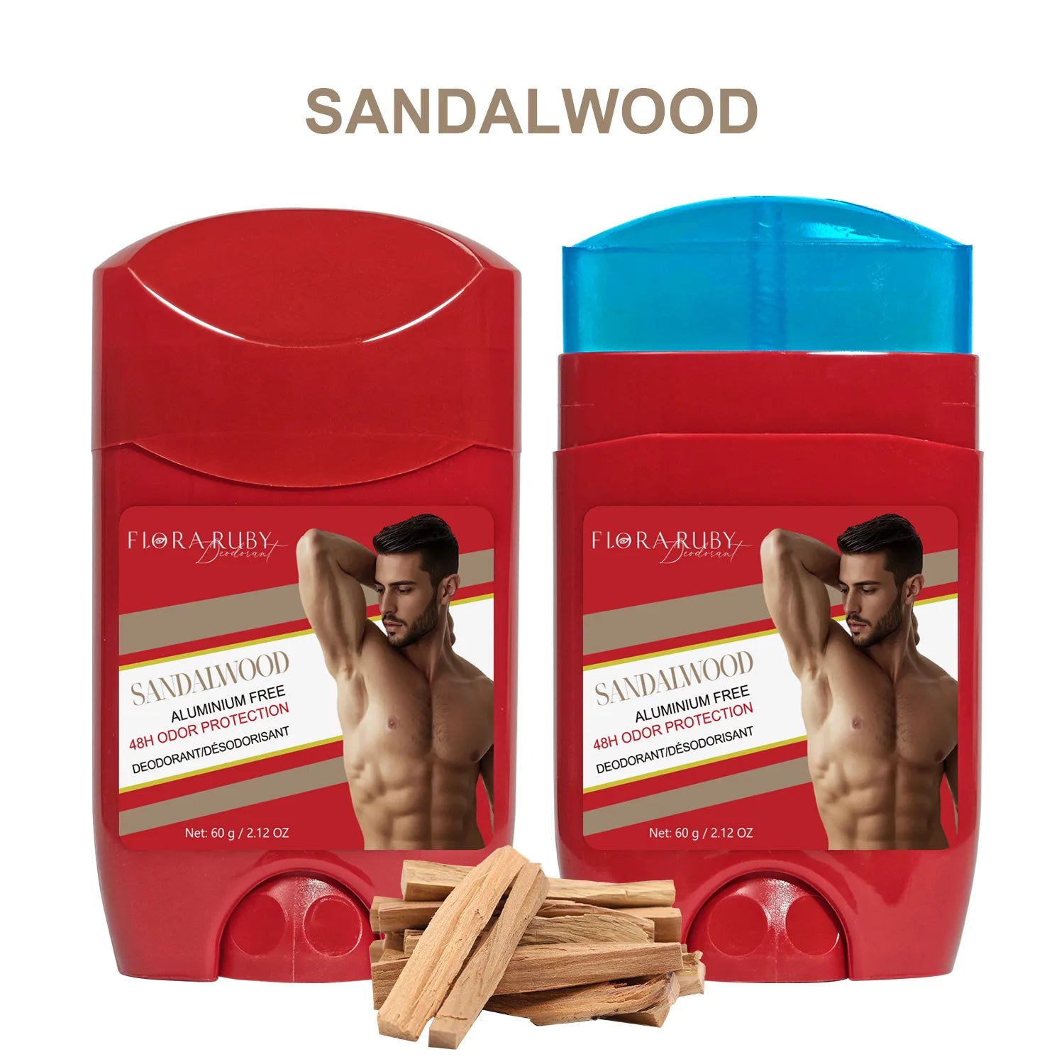 Bâton déodorant pour hommes, 5 types, bois de santal, garde le séchage, parfum durable, élimine les odeurs des aisselles, bâtons rafraîchissants