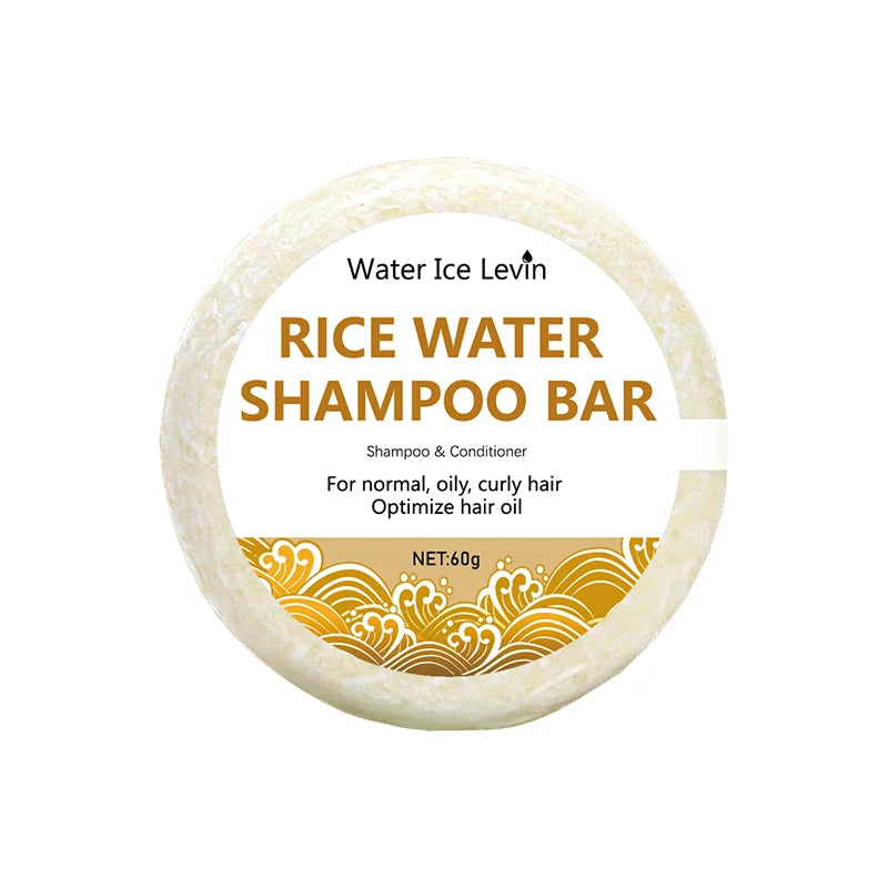 Shampoing au Riz Biologique de Regina, Barre de 60g, Sans Huile, Conditionnement, Eau, Nourrissant, Anti-perte, Croissance des Cheveux, 10000