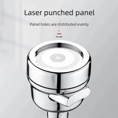 BAOKEMO buse de robinet robinet d'évier de cuisine Booster tête de pulvérisation 3 Modes de sortie d'eau Rotation à 360 degrés