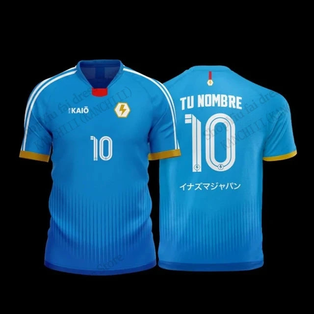 Maillot d'anime Inazuma onze Kaio Football impression 3D T-shirt hommes femmes mode à manches courtes sport T-shirt enfants hauts T-shirt Mark Evens
