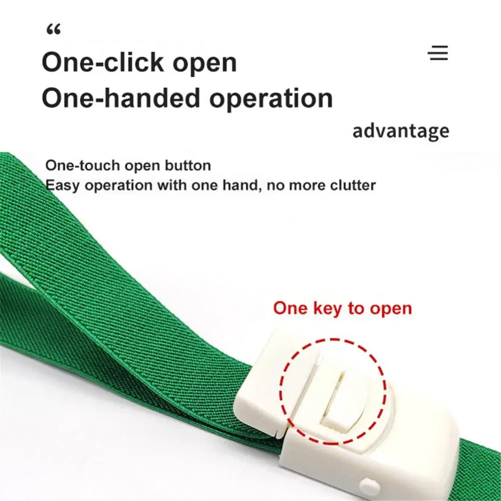 Garrot de verrouillage d'urgence pour soins infirmiers, kit de sauvetage médical, premiers soins, boucle de porte revoltée, kit de survie de camping en plein air