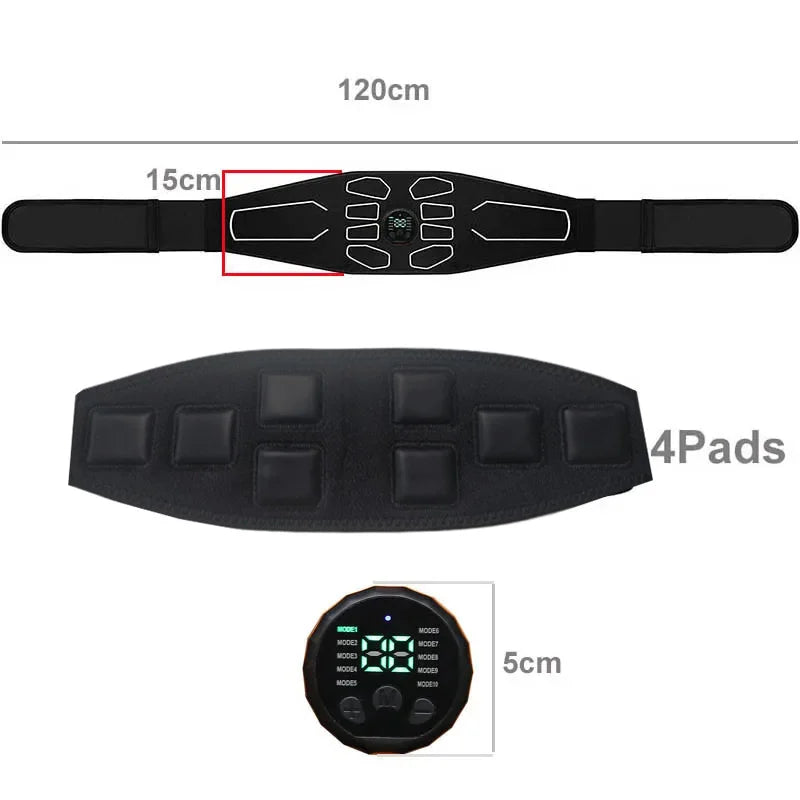 Ceinture de massage abdominale de 120cm, équipement de Fitness, Toner musculaire, entraînement musculaire abdominal
