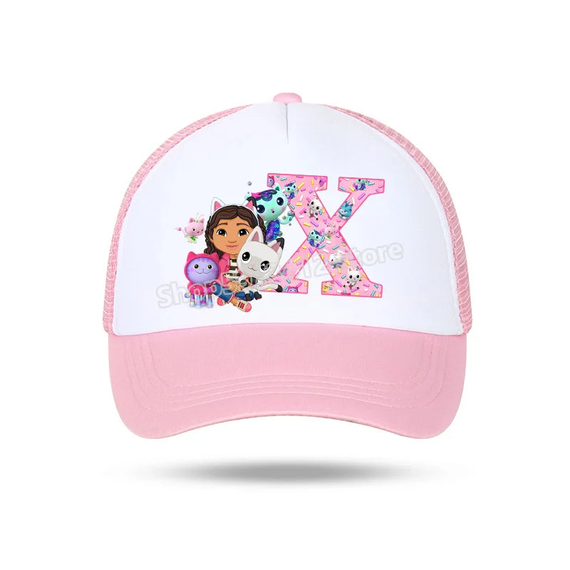 Gabby Dollhouses enfants casquettes de Baseball dessin animé Anime chapeau décontracté Sports de plein air chapeau de soleil réglable casquette à visière fille mignon cadeau d'anniversaire