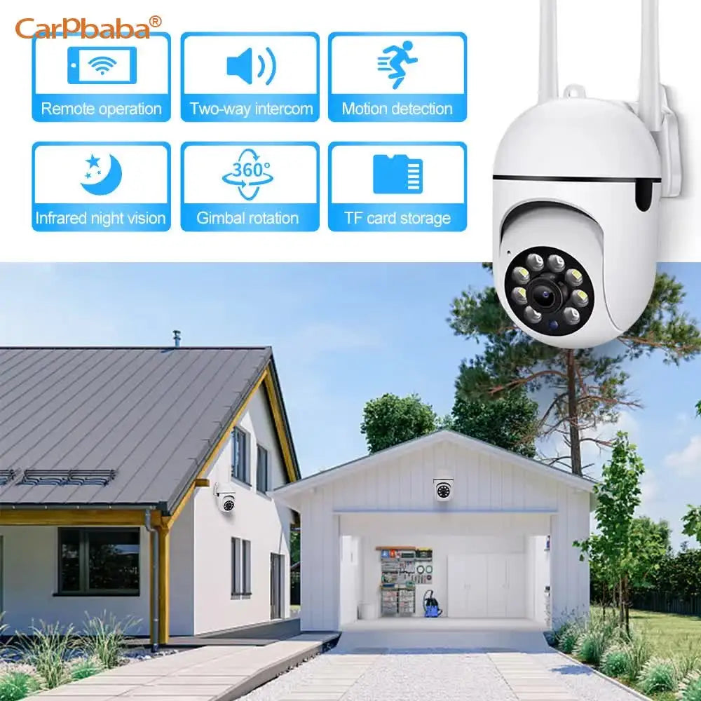 ICam365 APP caméra IP intelligente extérieure sécurité à domicile WIFI CCTV Surveillance avec Vision nocturne couleur sans fil HD Audio bidirectionnel 1080P