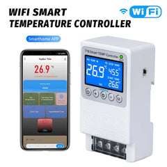 Contrôleur WIFI intelligent de température, Thermostat Constant, interrupteur de contrôle de synchronisation, contrôle du Cycle, Option de tête de capteur Multiple