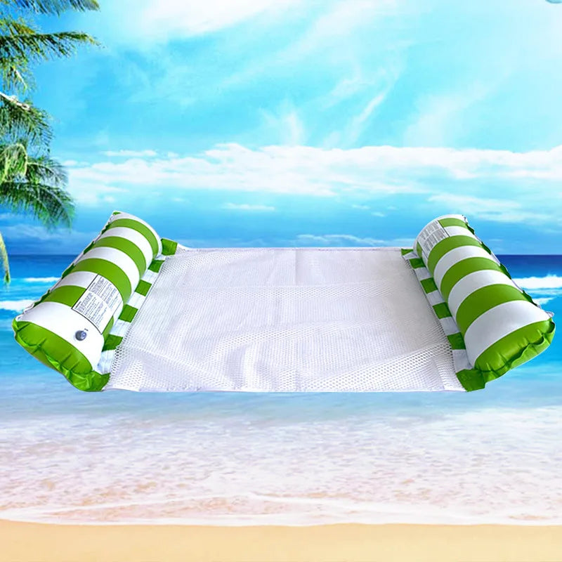 Chaises longues de piscine à rayures de qualité supérieure – Matelas de bain de soleil durables, parfait pour les fêtes à la piscine et les aventures sur la plage