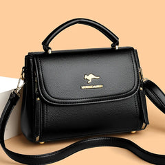 Women's soft leather top-handle bags, luxury design, insider messenger bags, high-quality handbags and purses, CommConsul Handbag 