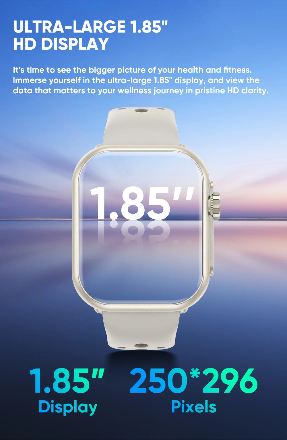 2025 nouvelle mode sport montre intelligente hommes femmes 1.85 pouces HD AMOLED plein écran tactile IP68 étanche Bluetooth appel montres intelligentes