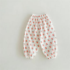 New Unisex Baby Printed Harem Pants, Cute Outdoor Toddler Girls 2025 Summer Fashion Slim Loose Full Length Pants