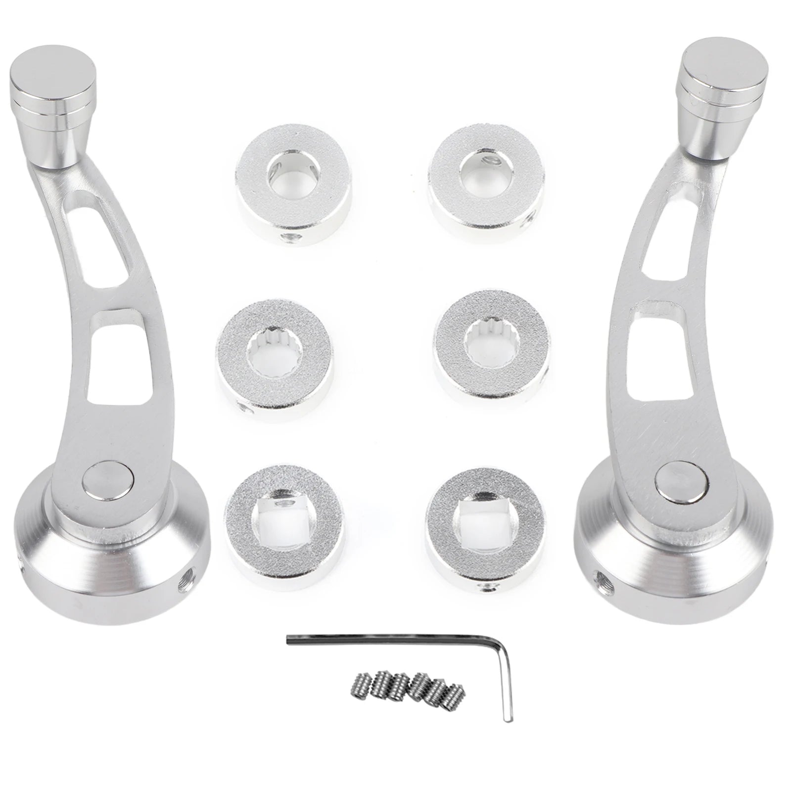 Automatic window crank handle set, car accessory for older windows