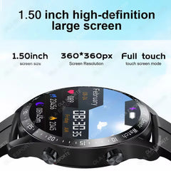 2025 nouvelle montre intelligente femmes hommes AMOLED écran Bluetooth appel plein écran tactile météo appel sport Bracelet intelligent 5ATM étanche