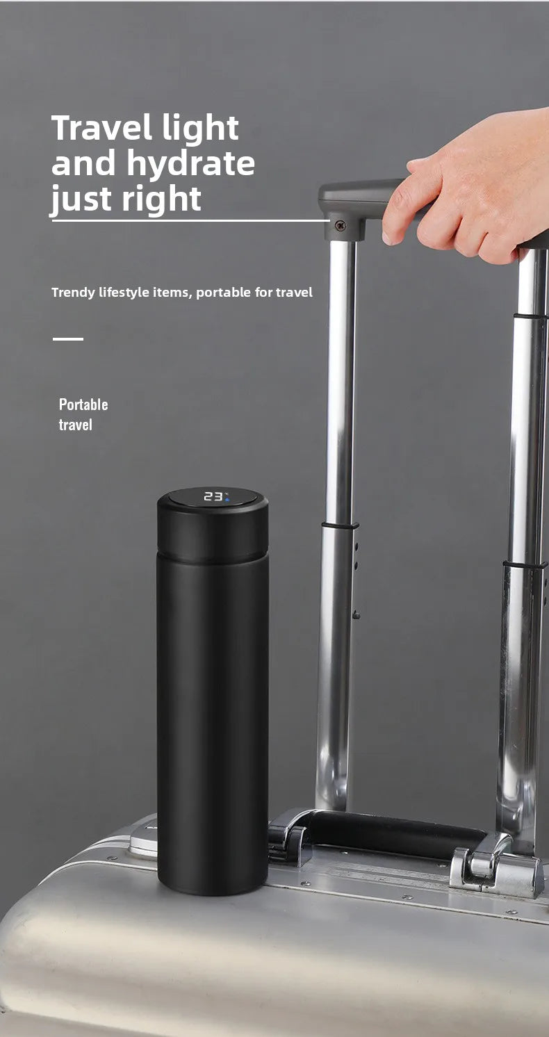 Tasse Thermos intelligente en acier inoxydable 316, affichage de la température, contrôle tactile, bouteille d'eau isolée, séparation du thé, cadeau de noël