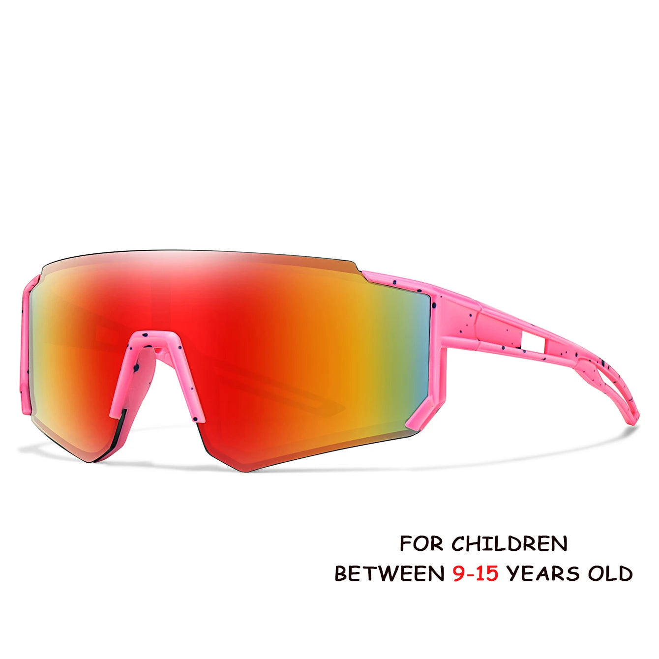 Âge 9-15 jeunes lunettes de cyclisme adolescents lunettes de soleil vtt vélo vélo lunettes de baseball enfants sports de plein air garçons filles UV400