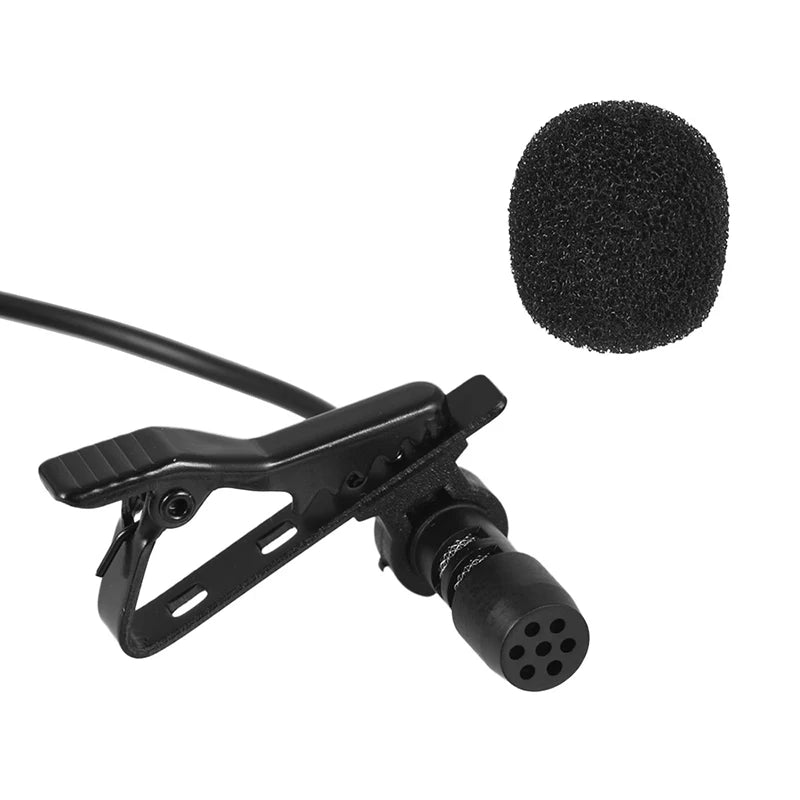USB Mini Microphone Lavalier Type C pince métallique micro à revers 3.5mm Microphone à condensateur pour PC portable téléphone portable conférence Mike