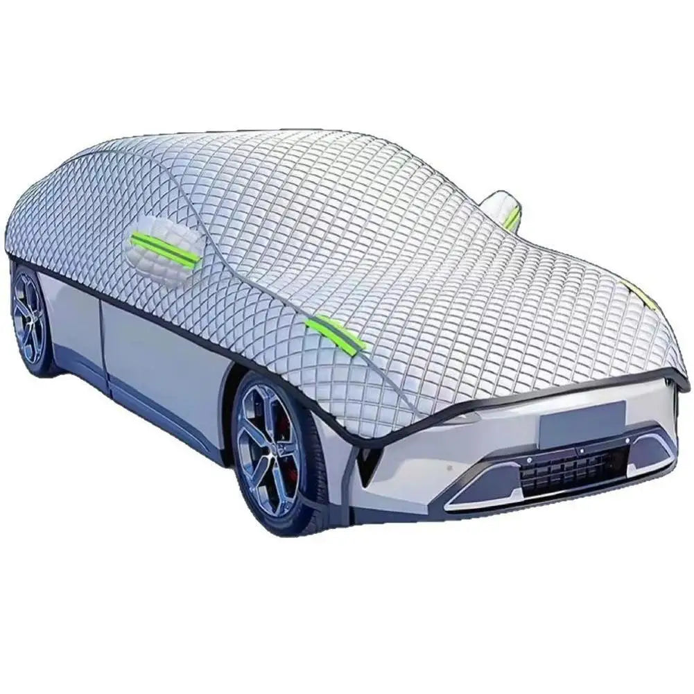 Outdoor car cover, waterproof, four-season windshield protector, hail protection, snow cover, sunshade, frost protection pieces