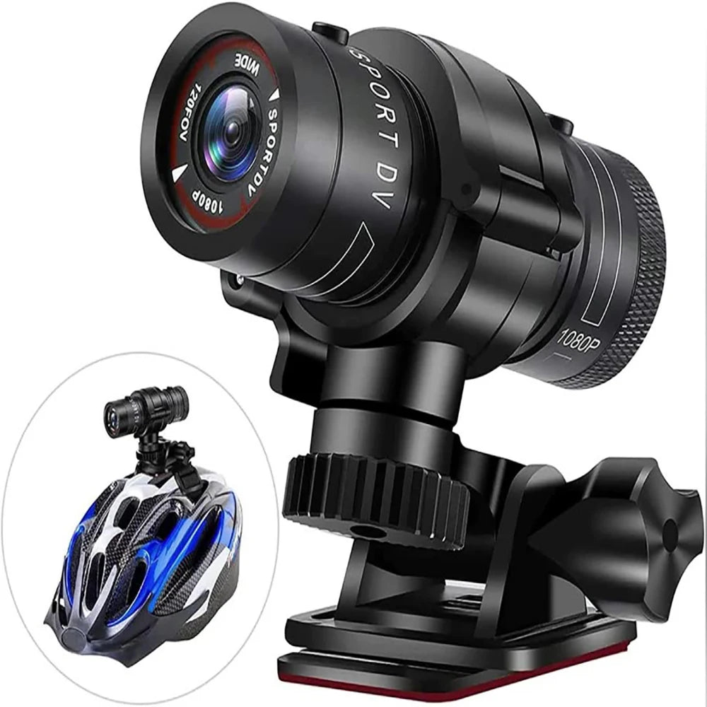 Caméra de casque de vélo de sport étanche, caméra de casque de vélo de course, haute résolution, objectif ultra grand angle, 4K HD, 1080P, 30 ips