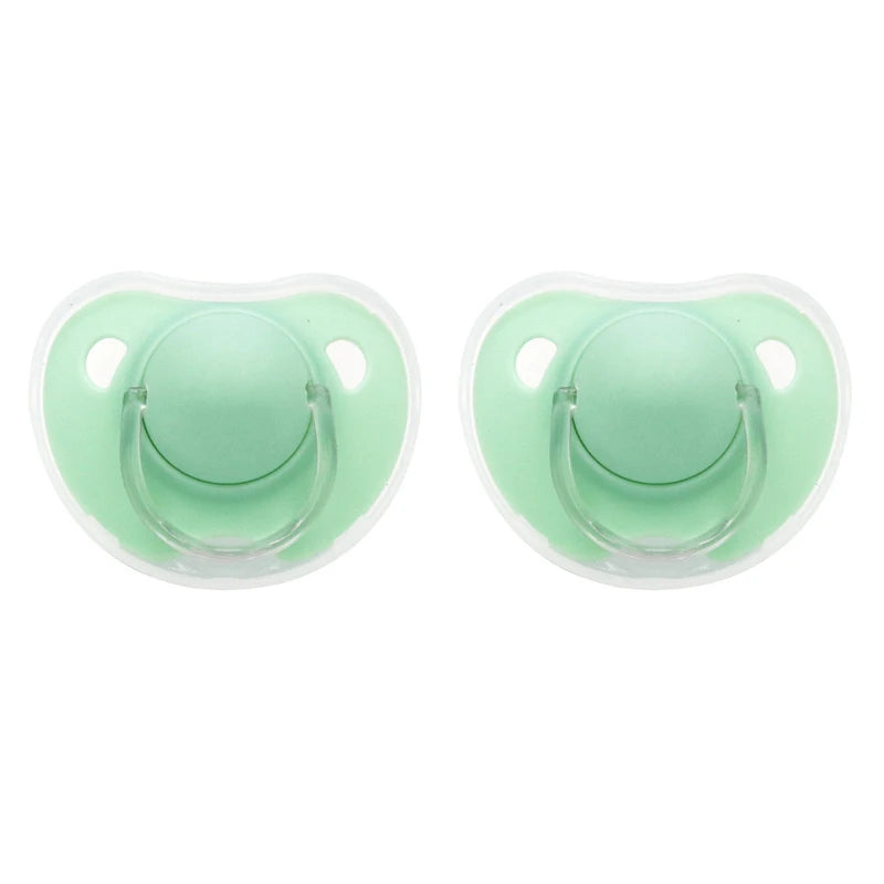 Sucette pour bébé avec couvercle, 2 pièces/paquet, pour usage quotidien et nocturne