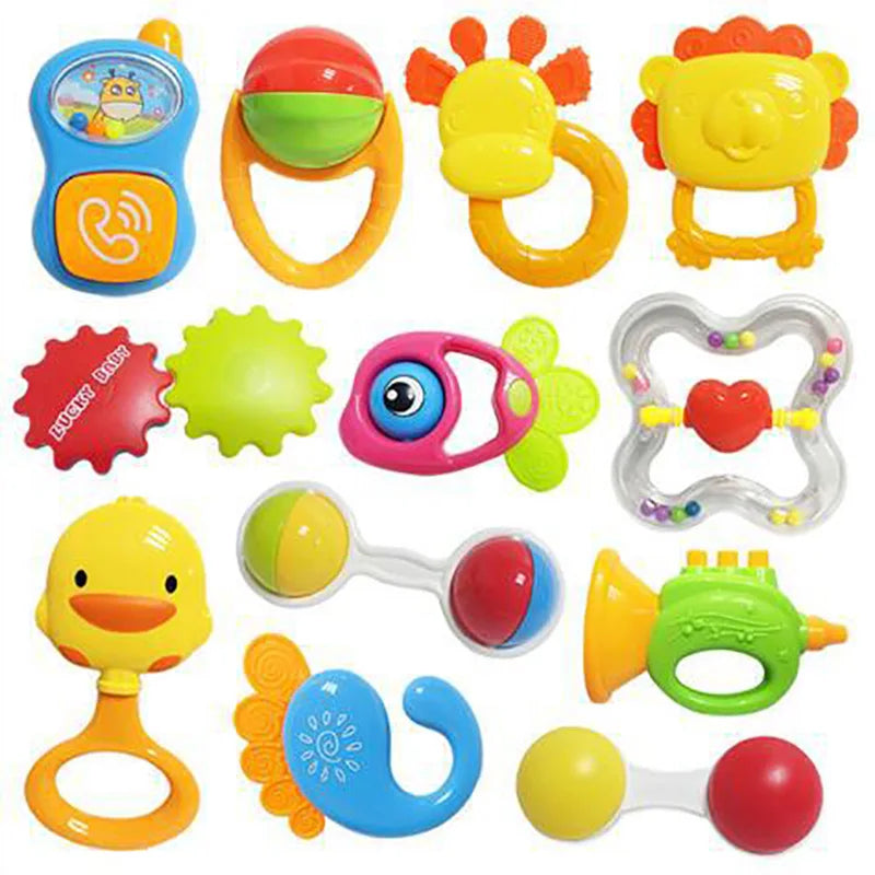Hochet de développement précoce pour bébés de 0 à 12 mois, jouets de dentition pour nouveau-nés, jeux pour bébés, jouets, hochet de dentition