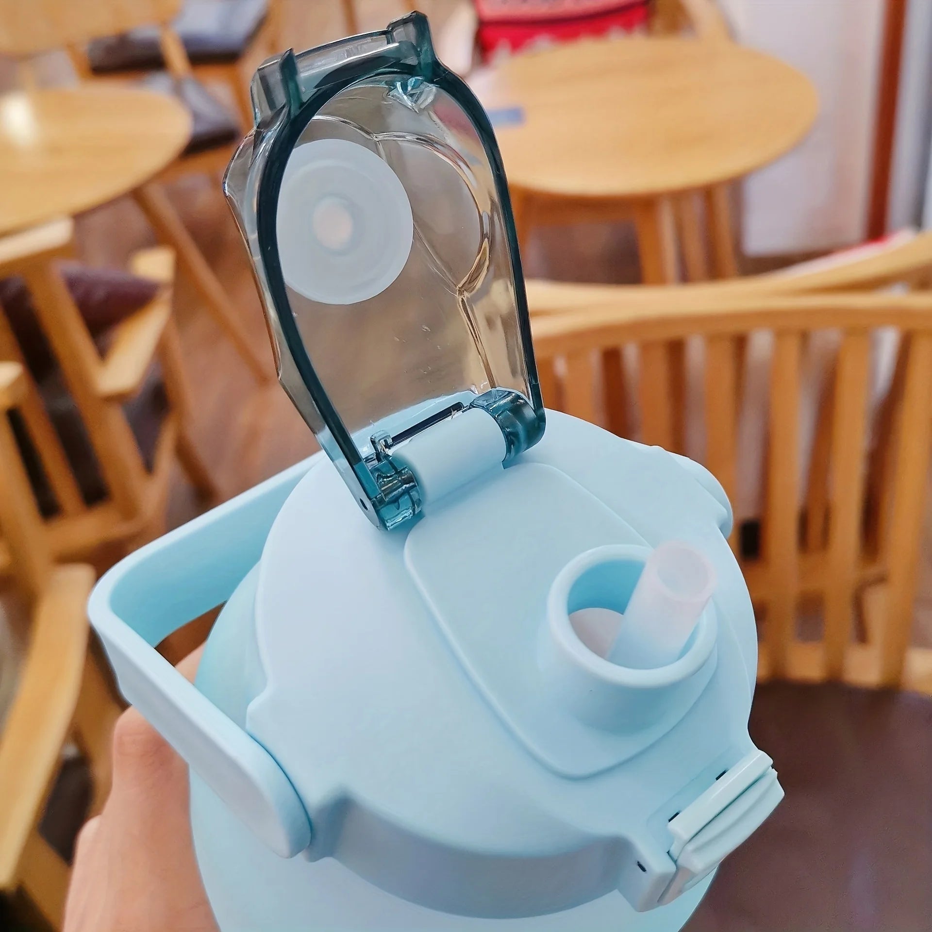 Bouteille d'eau 2 litres, bouteille de Sport en plastique étanche, reste hydraté, motivation, rappel des moments, Sports de plein air, Fitness, bureau, intérieur